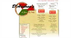 Desktop Screenshot of dandreaspizza.com